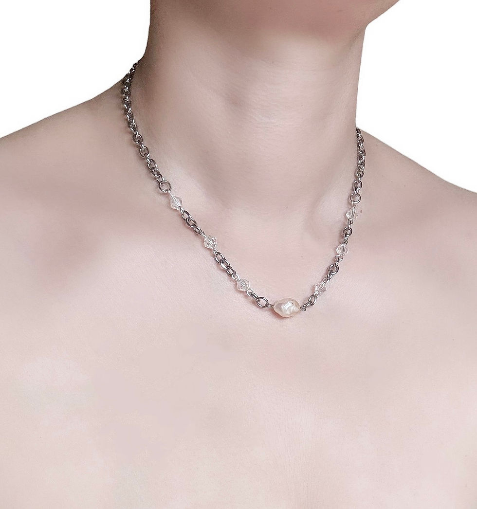 Miniature : Crystal Cable Necklace