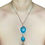 Thumbnail: Turquoise Drop Pendant Necklace