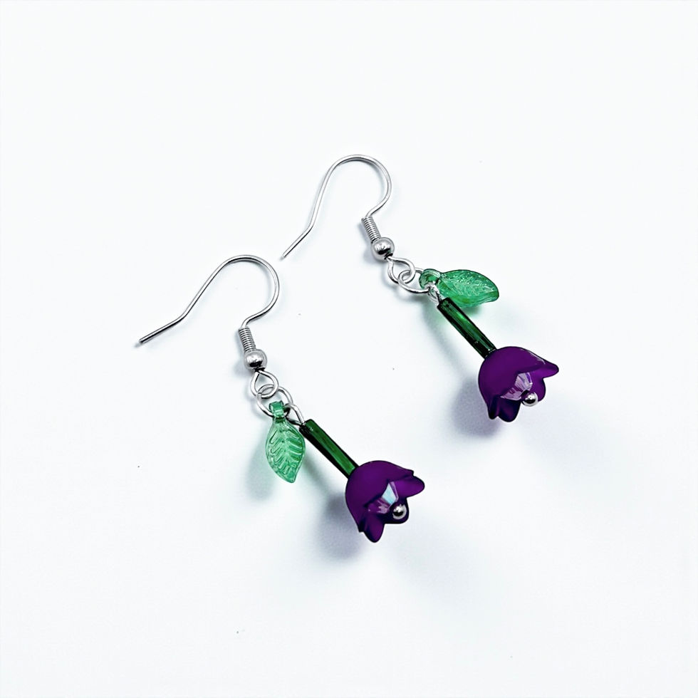 Miniature : Enchanted Bellflower Earrings