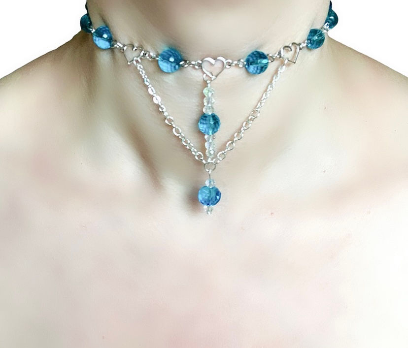 Miniaturbild: Love Struck Choker with Jade Quartz