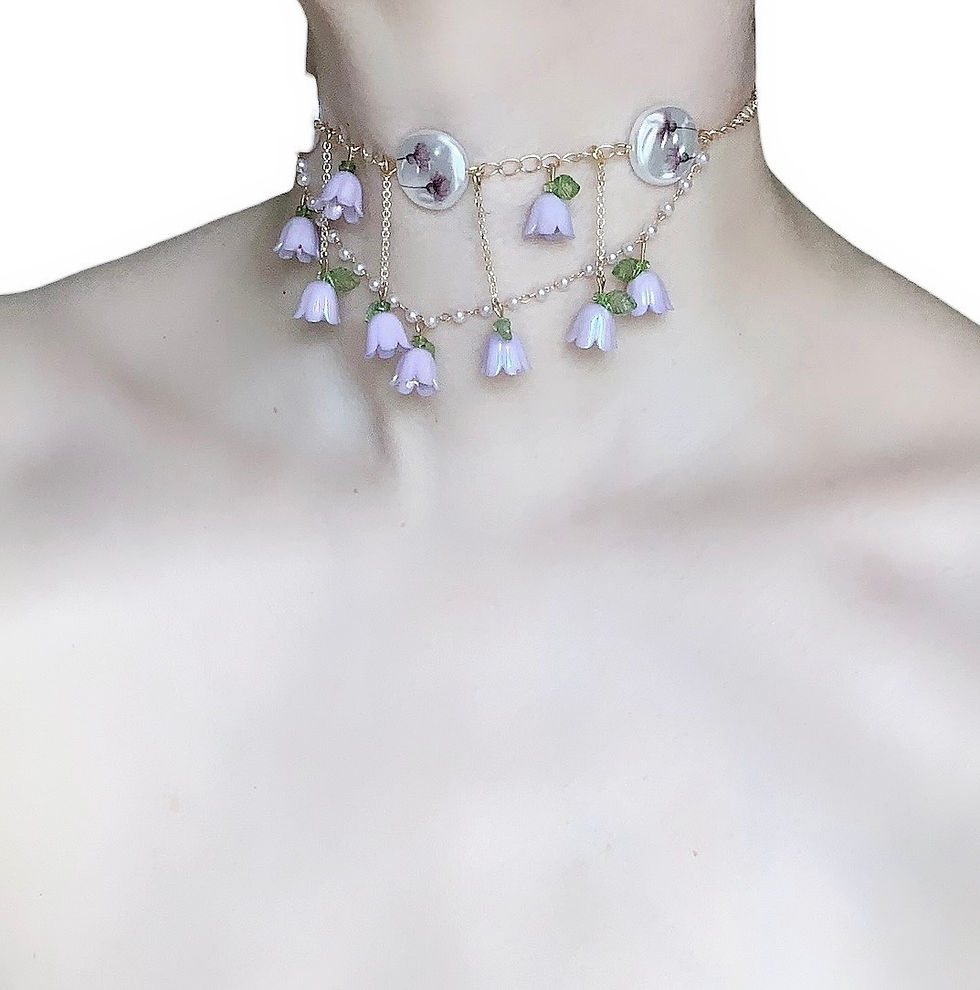 Miniatyrbild: Lilac Bloom Choker