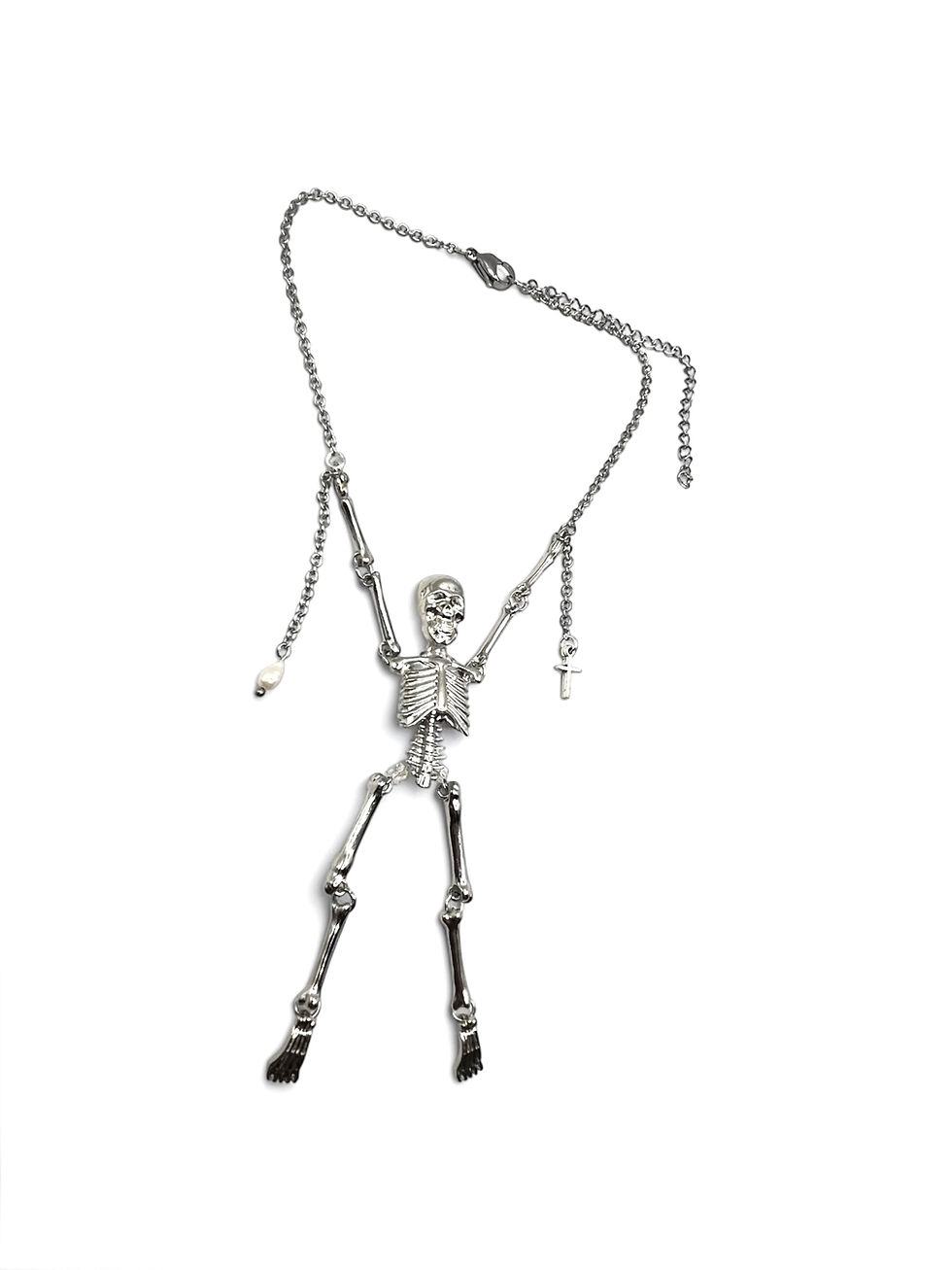 Miniature : The Grave Dancer Skeleton Necklace 