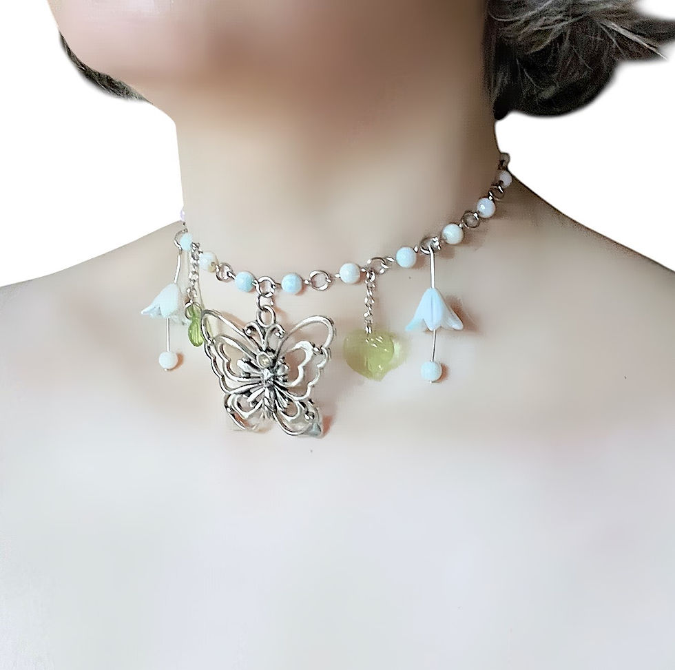 Miniatura: Enchanted Butterfly Choker 