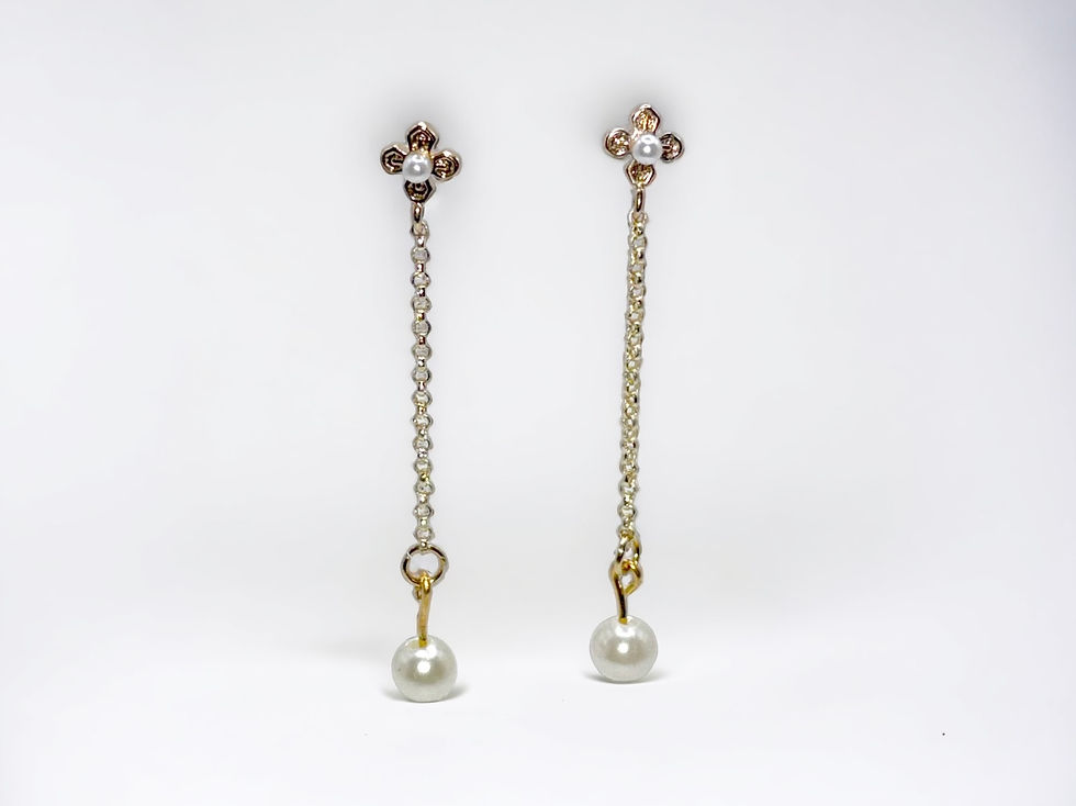 Miniature : Romance Pearl Drop Earrings