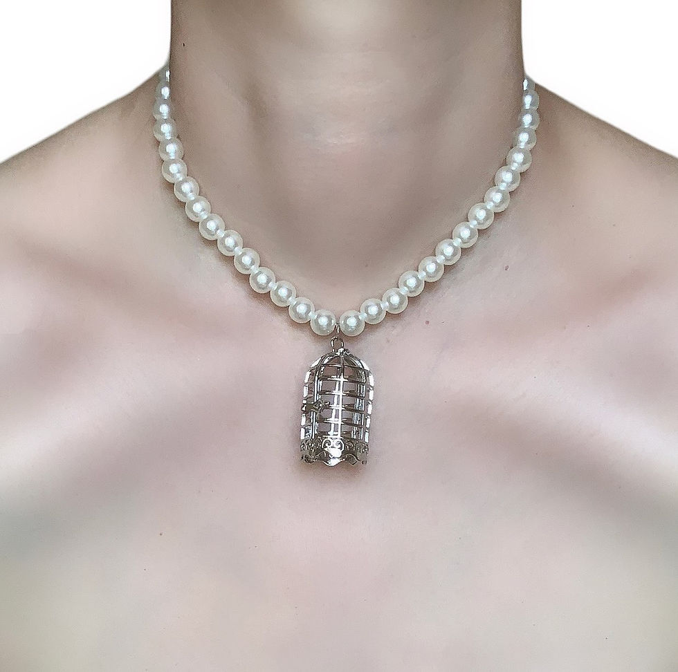 Thumbnail: Bird Cage Necklace 