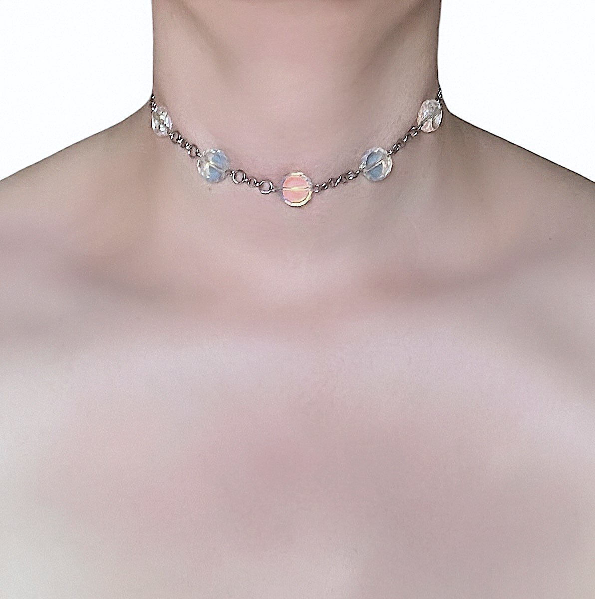 Crystal Mirror Choker