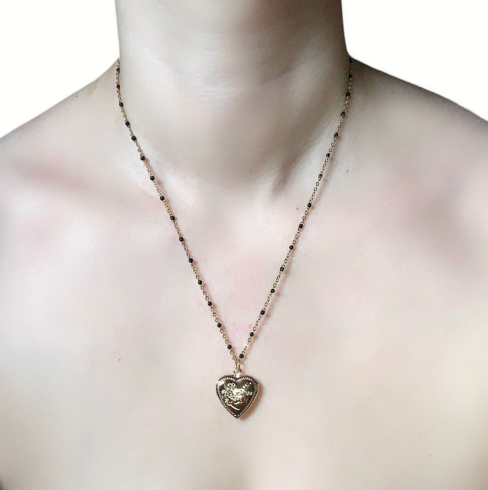 Miniatura: Locket Beaded Necklace