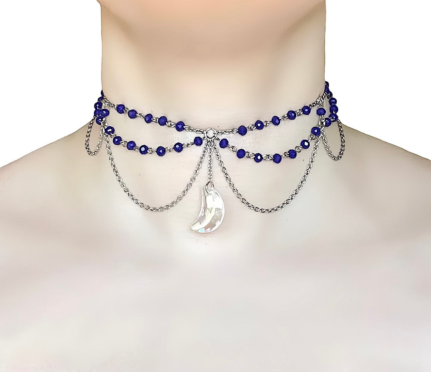Midnight Crescent Relic Choker