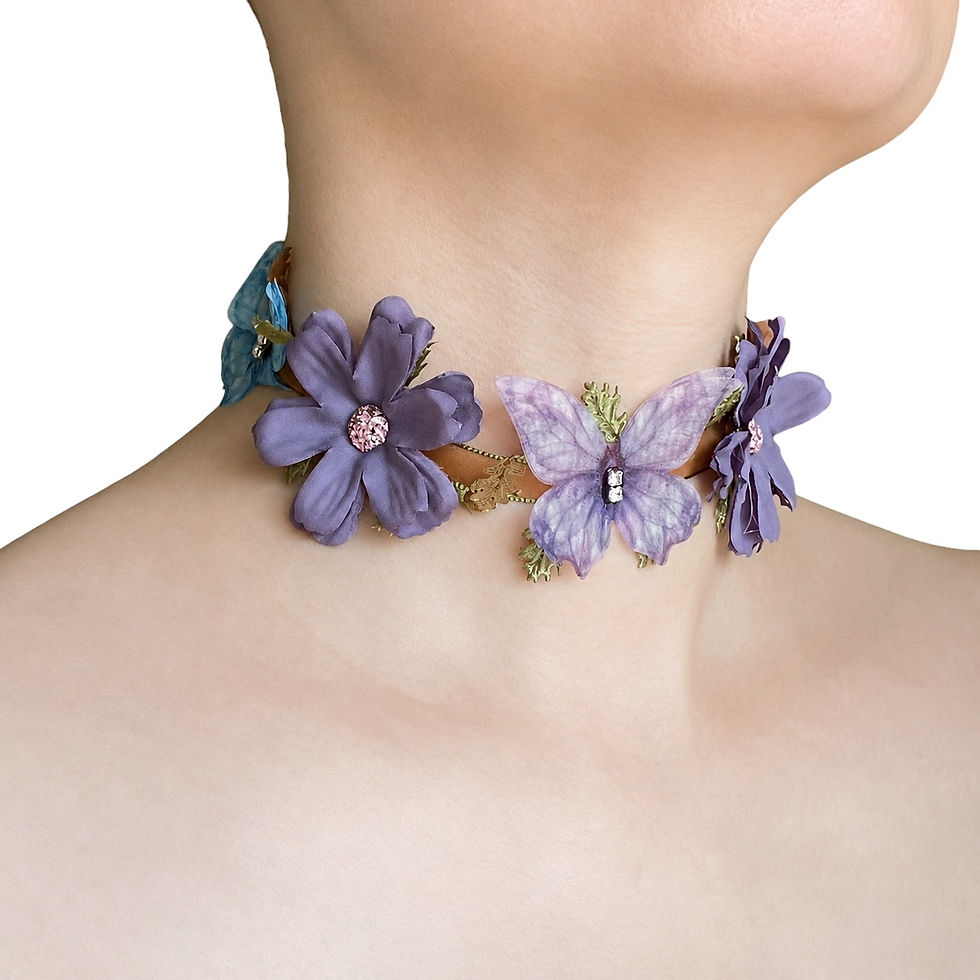 Miniaturbild: Twilight Flutter Garland Choker