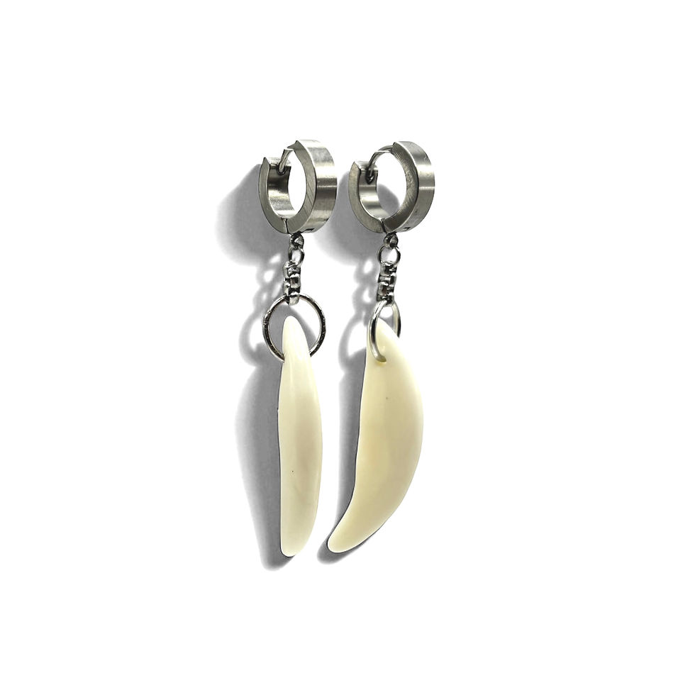 Miniature : Feral Bite Hoop Earrings 