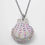 Miniature : Rhinestone Scallop Shell Necklace 