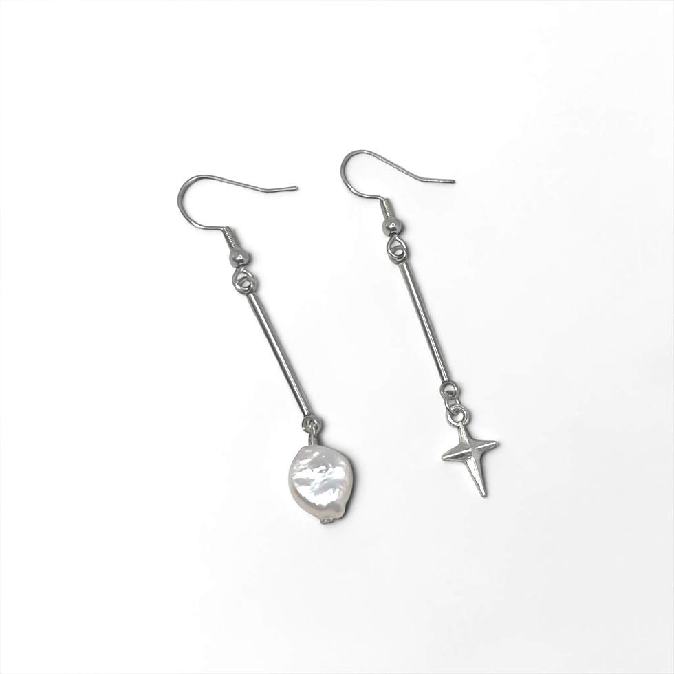 Miniaturbild: Fallen Star Pearl Drop Earrings