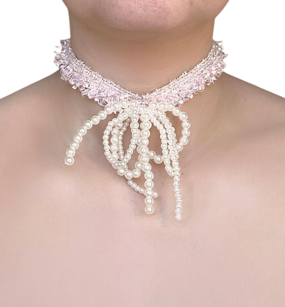 Thumbnail: The Blush Pearl Cascade Choker