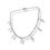 Miniaturbild: Opaline Raindrop Choker