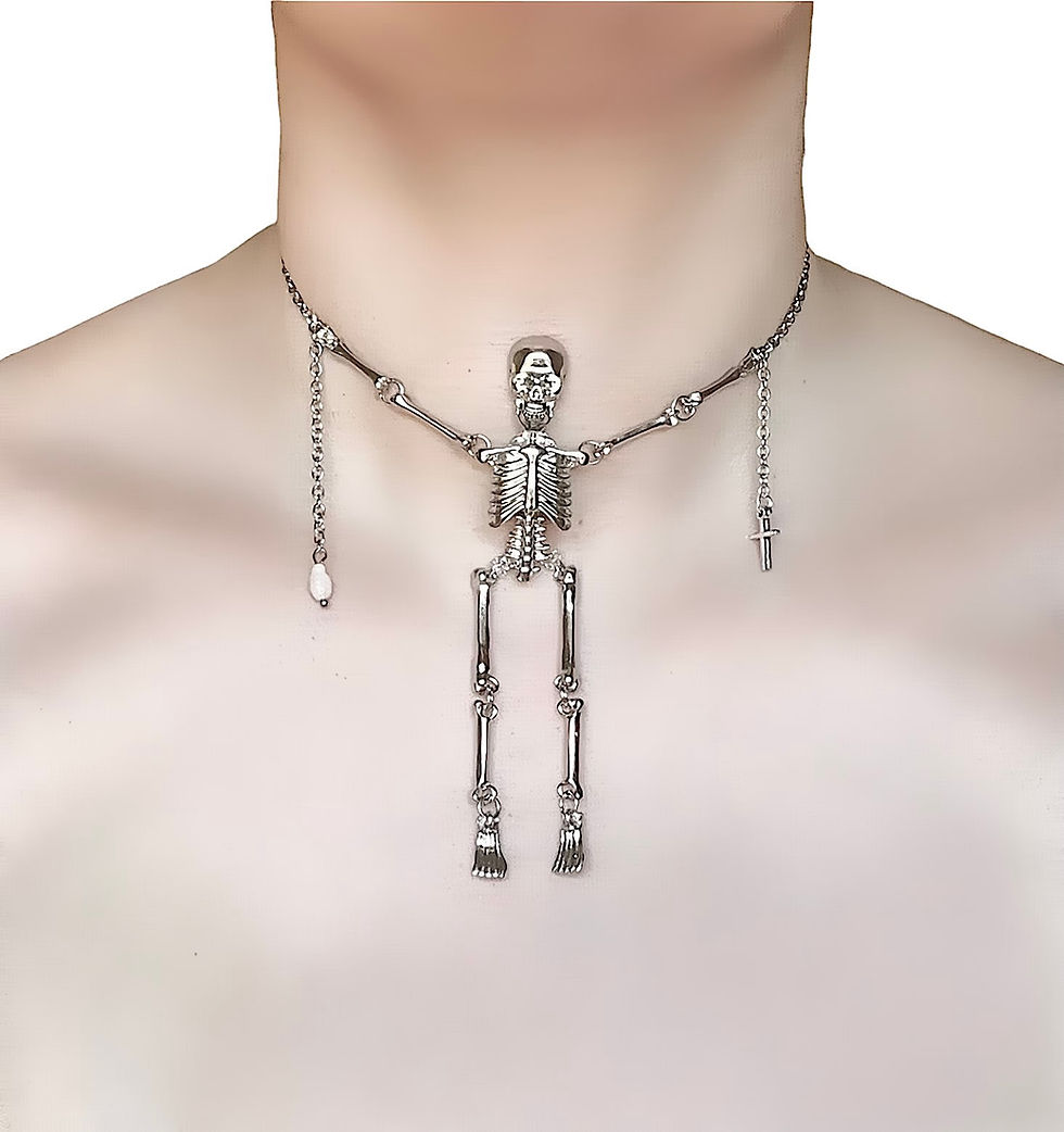 Miniaturbild: The Grave Dancer Skeleton Necklace 