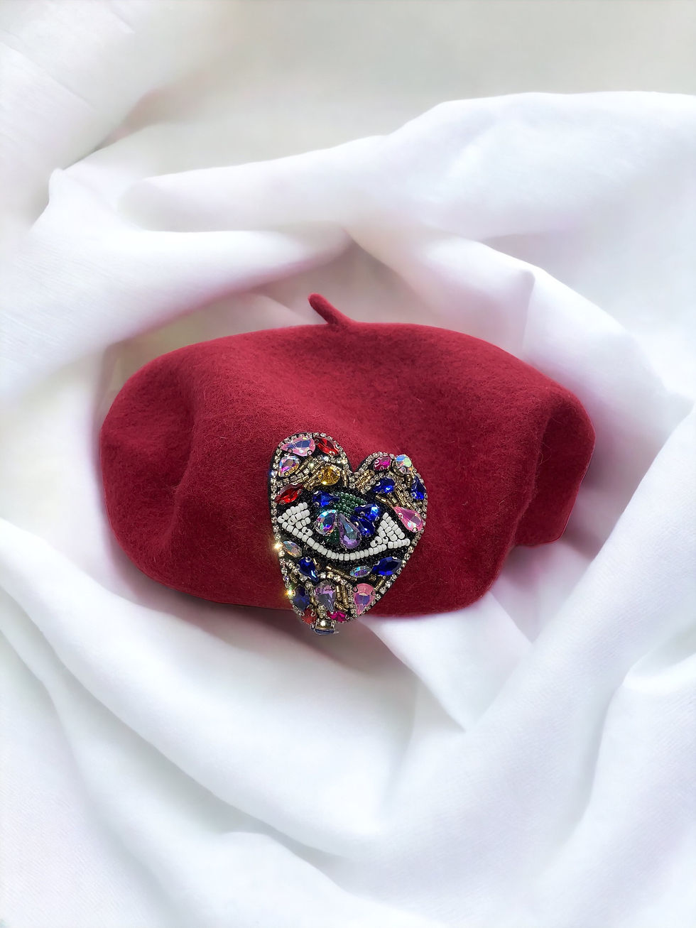 Miniature : Ruby Heart Beret