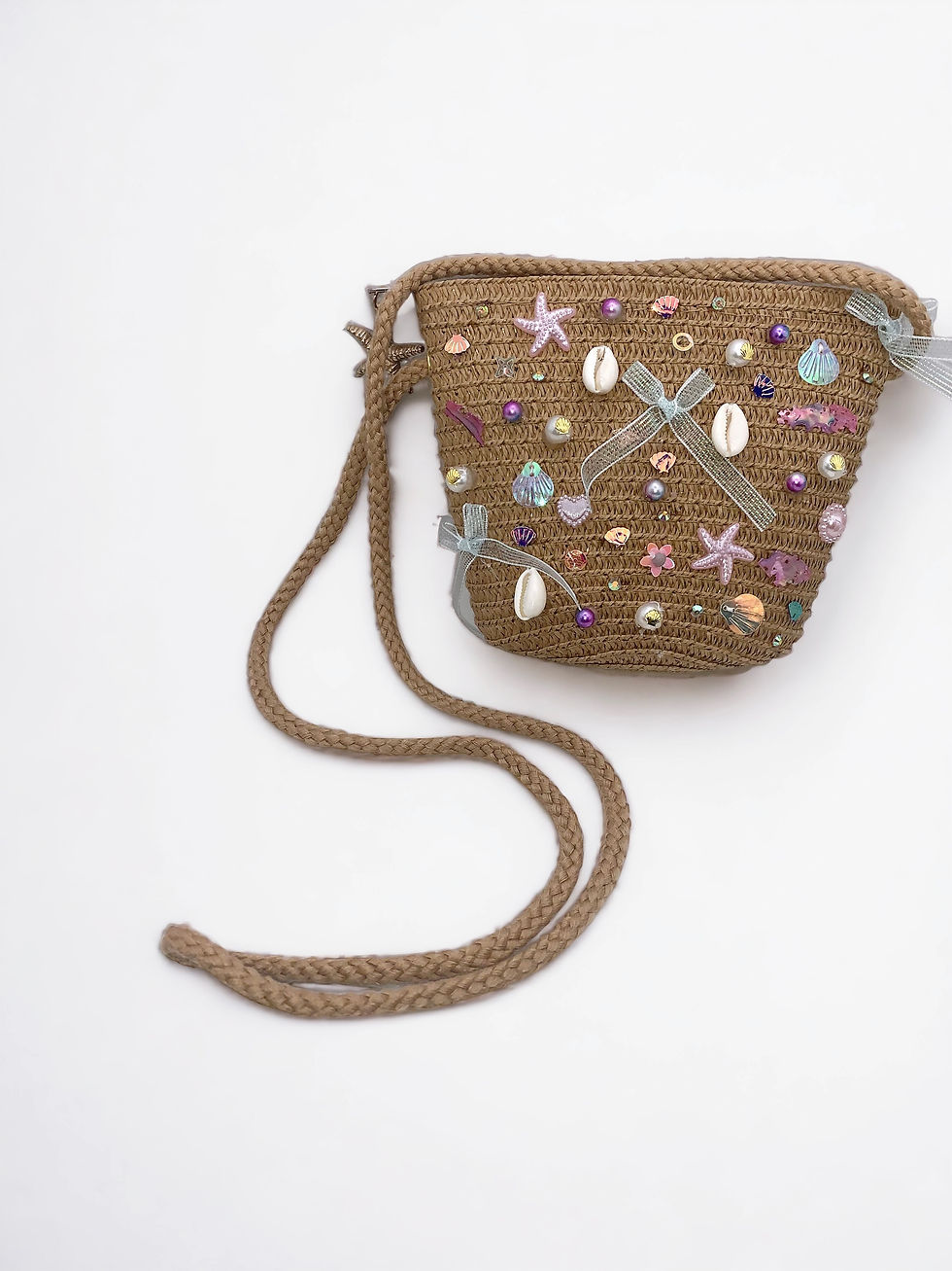 Miniature : Shell Straw Bag