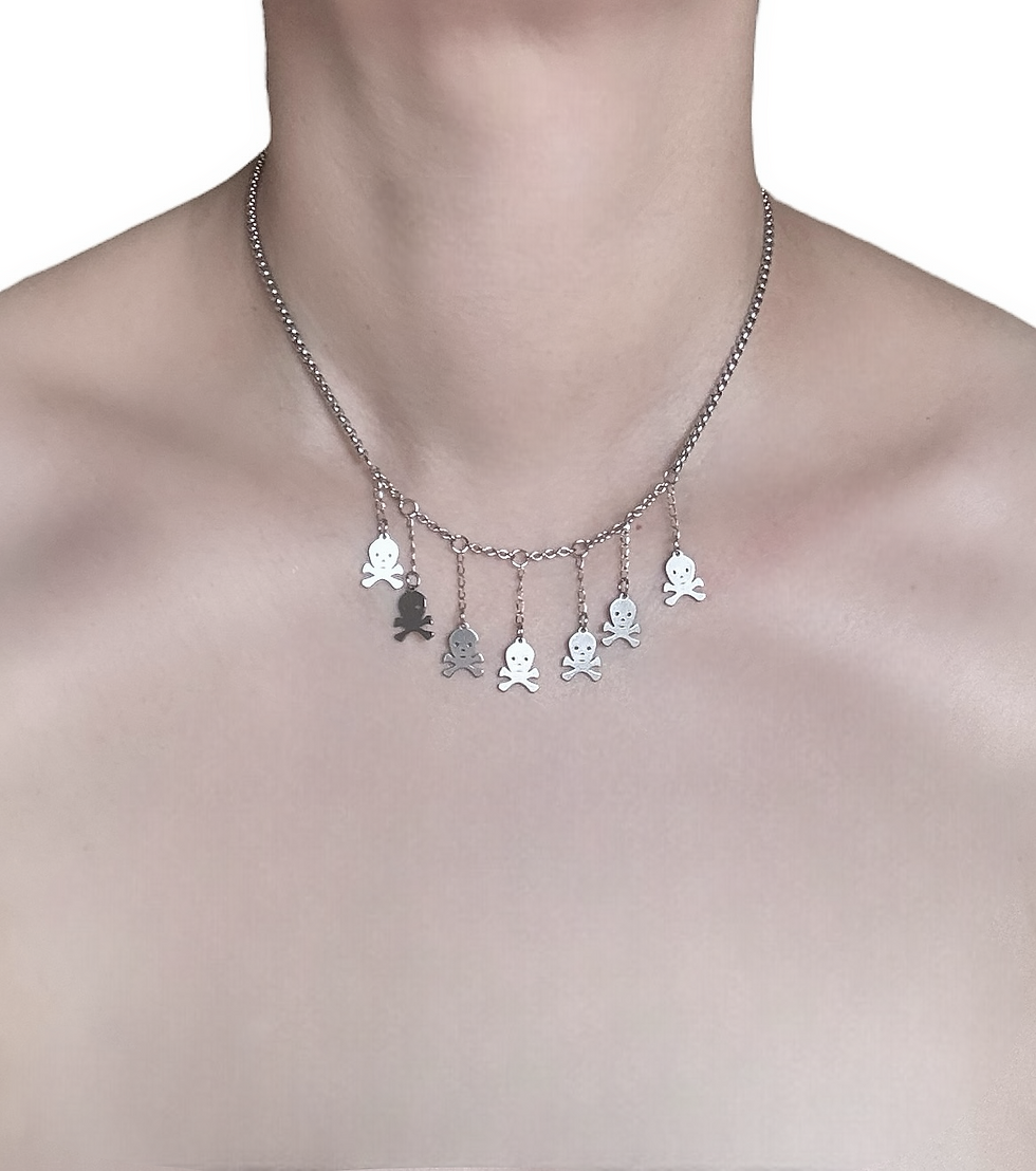 Miniature : Skulls Necklace