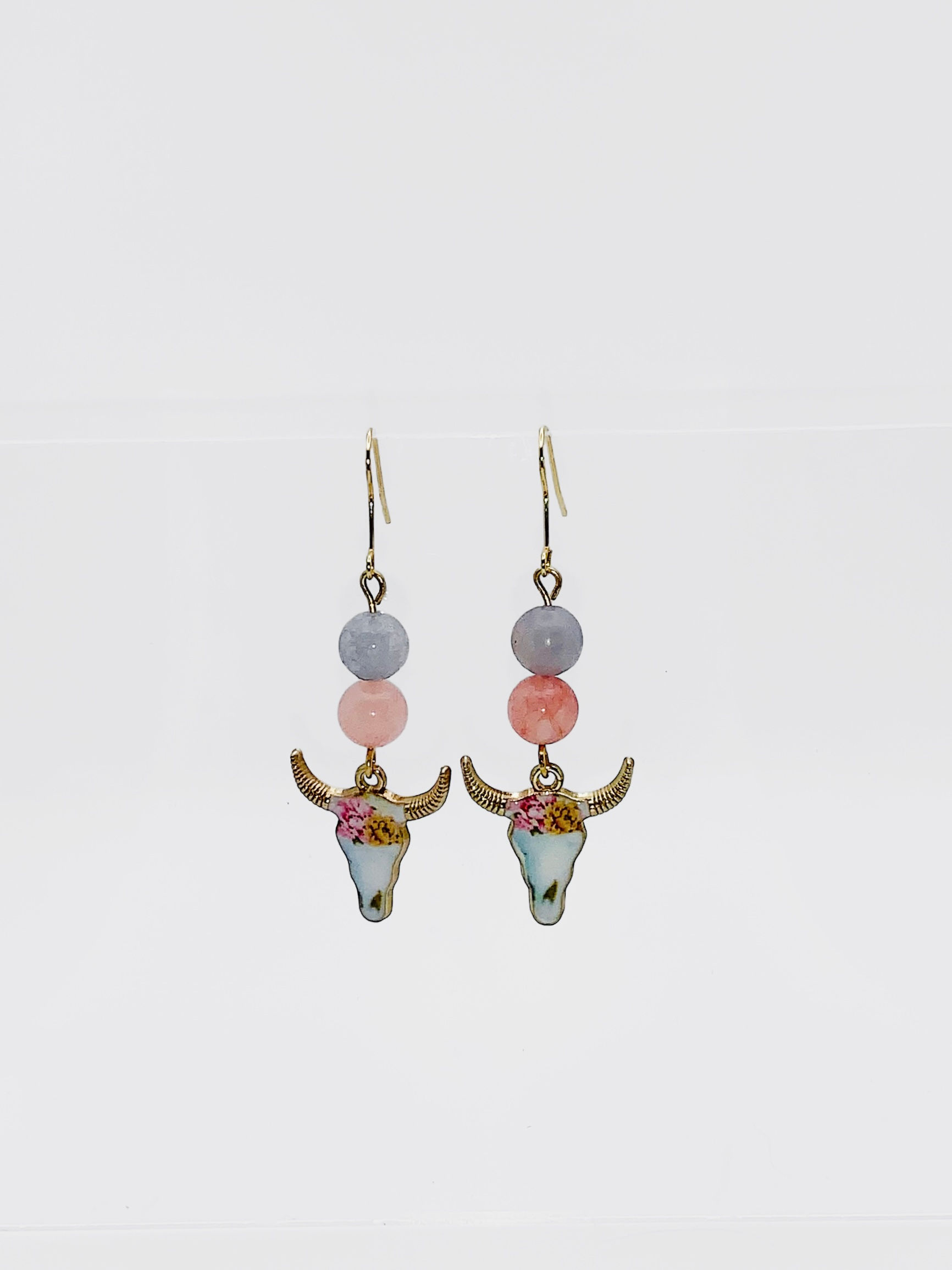Enchanted Bull Head Earrings