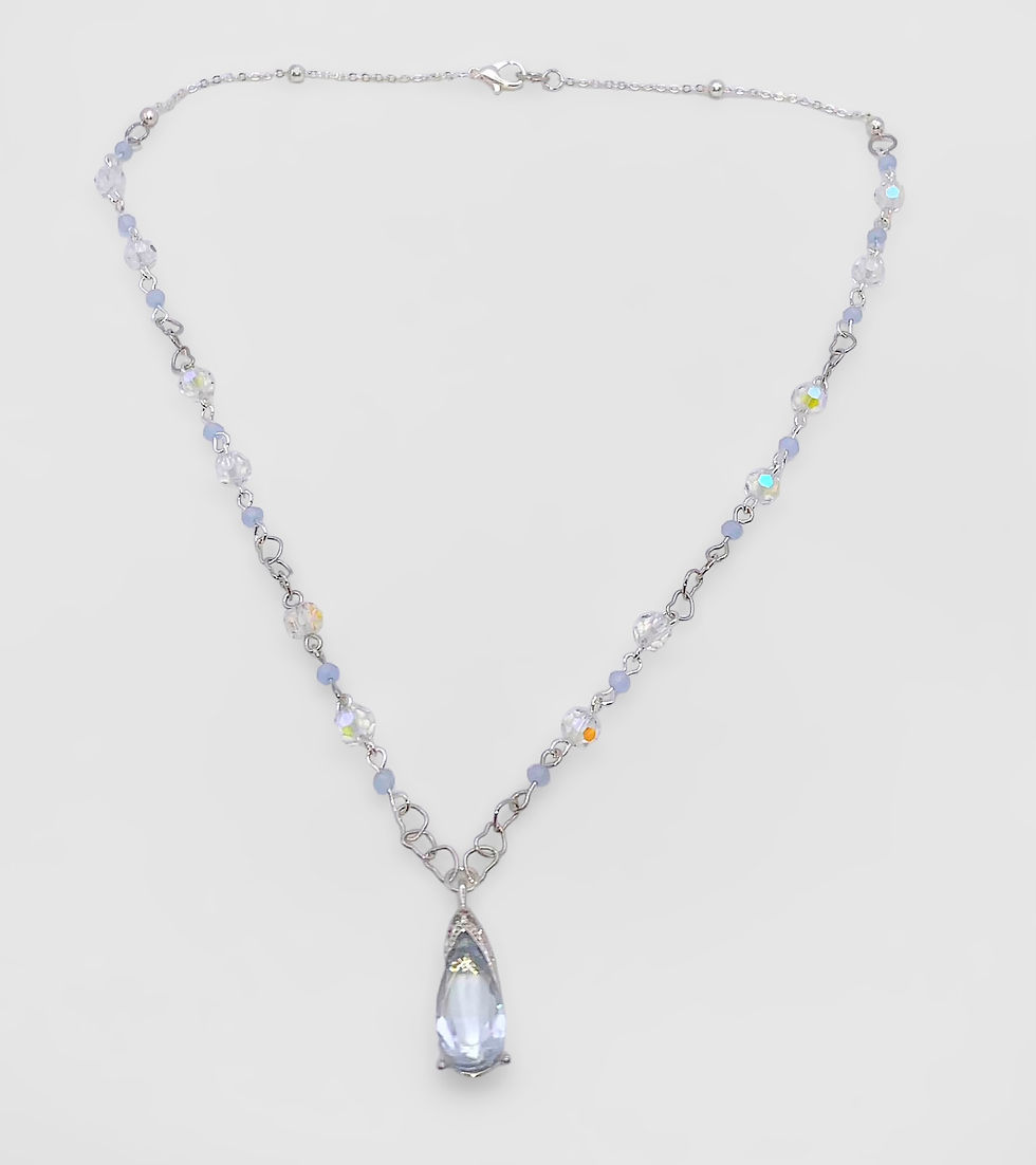 Thumbnail: Blue Waterdrop Necklace 