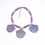 Thumbnail: Lilac Pearl Scallop Shell Necklace 