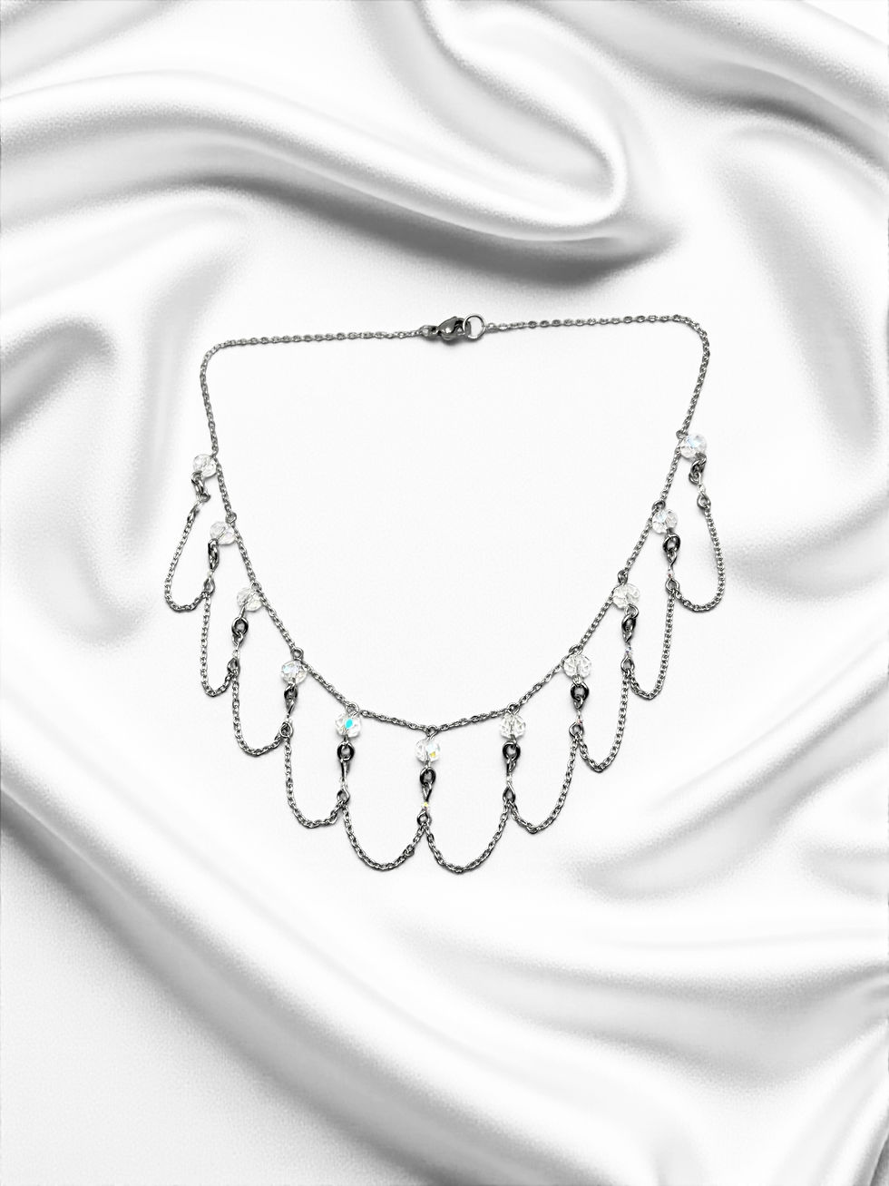 Thumbnail: Celestial Dewdrop Necklace