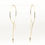 Thumbnail: Drop Pearl Hoop Earrings