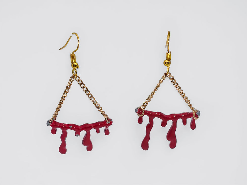 Thumbnail: Blood Drop Earrings