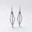 Thumbnail: Linear Deco Baroque Pearl Earrings