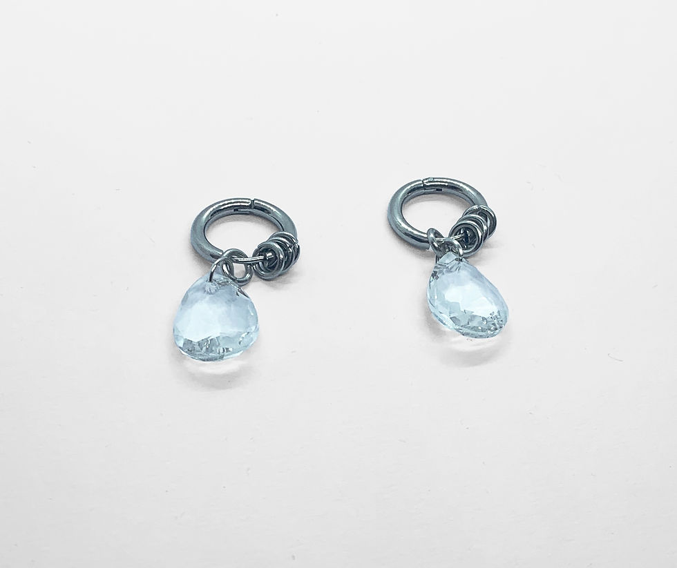 Miniatura: Jewelled Hoop Earrings