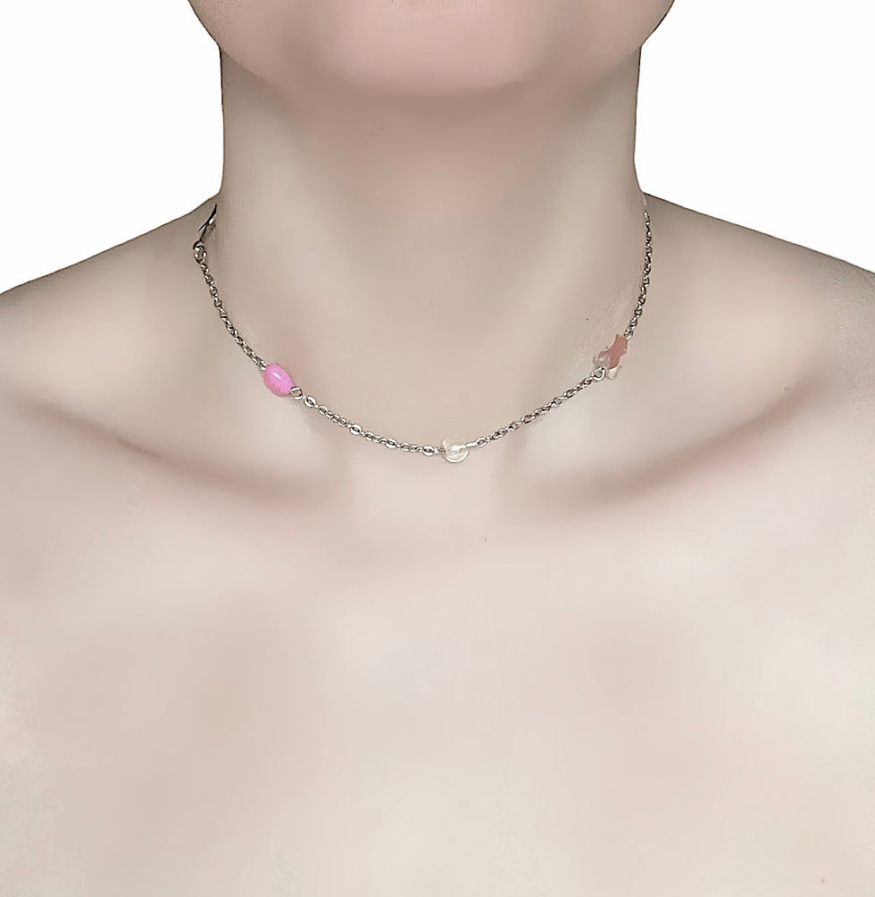 Miniatyrbild: Sweet Static Hearts Necklace