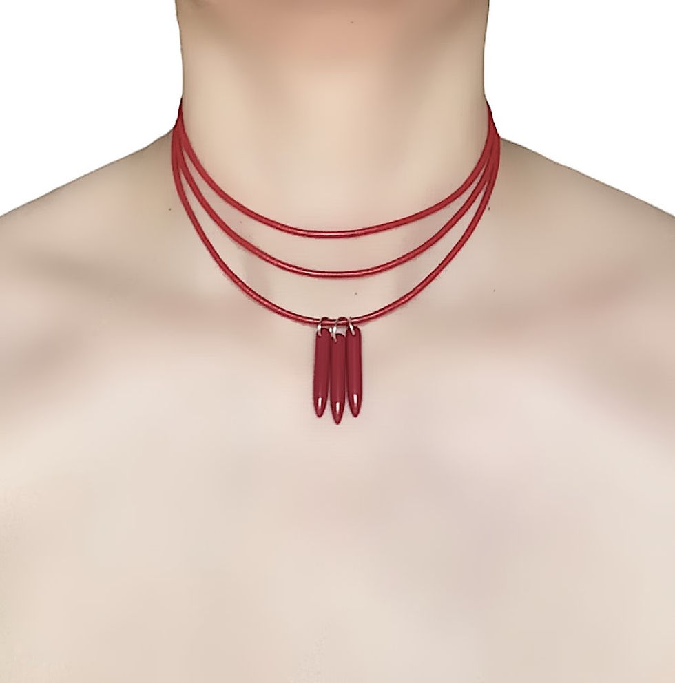 The Rebel Necklace - Genuine Leather