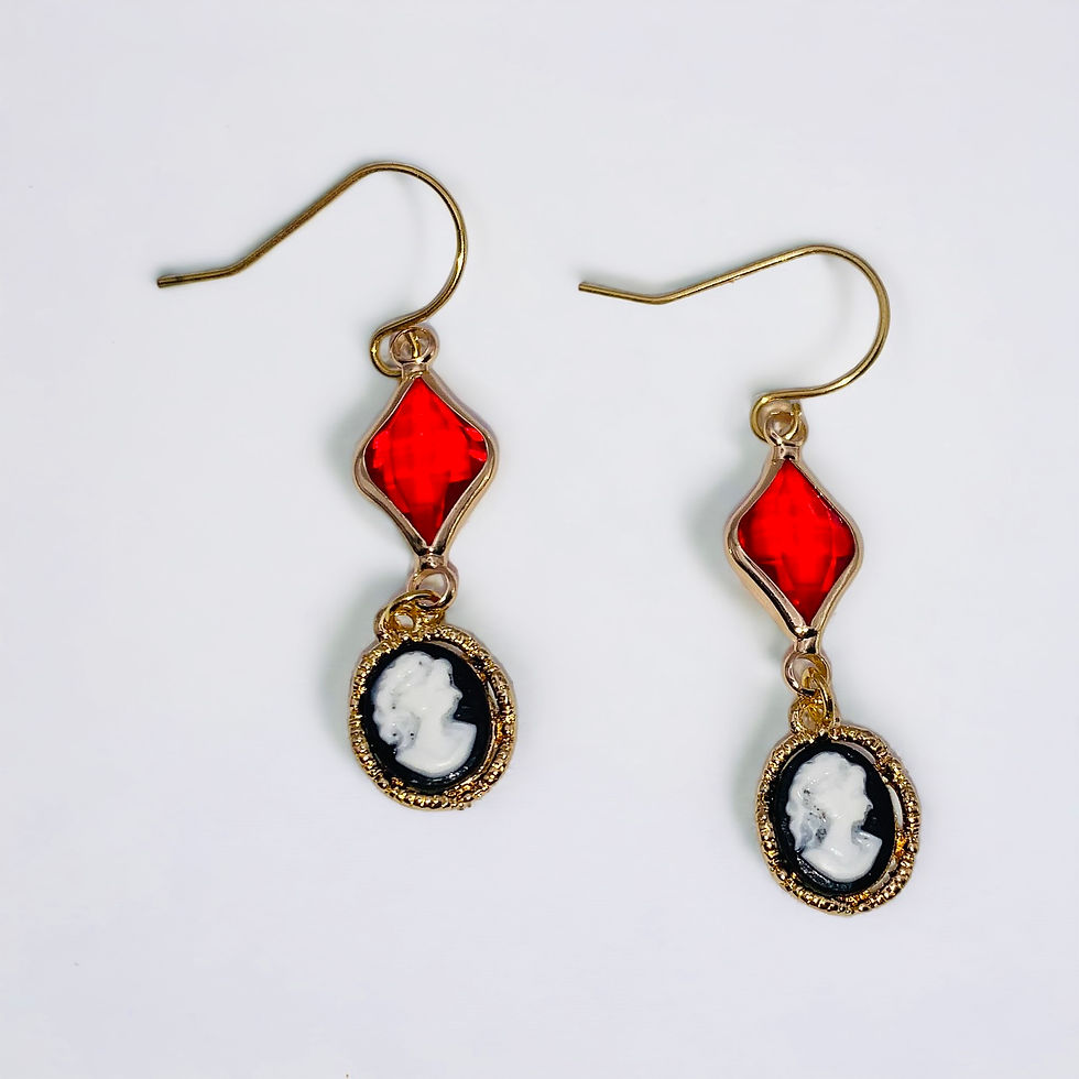 Miniature : Victorian Cameo Earrings