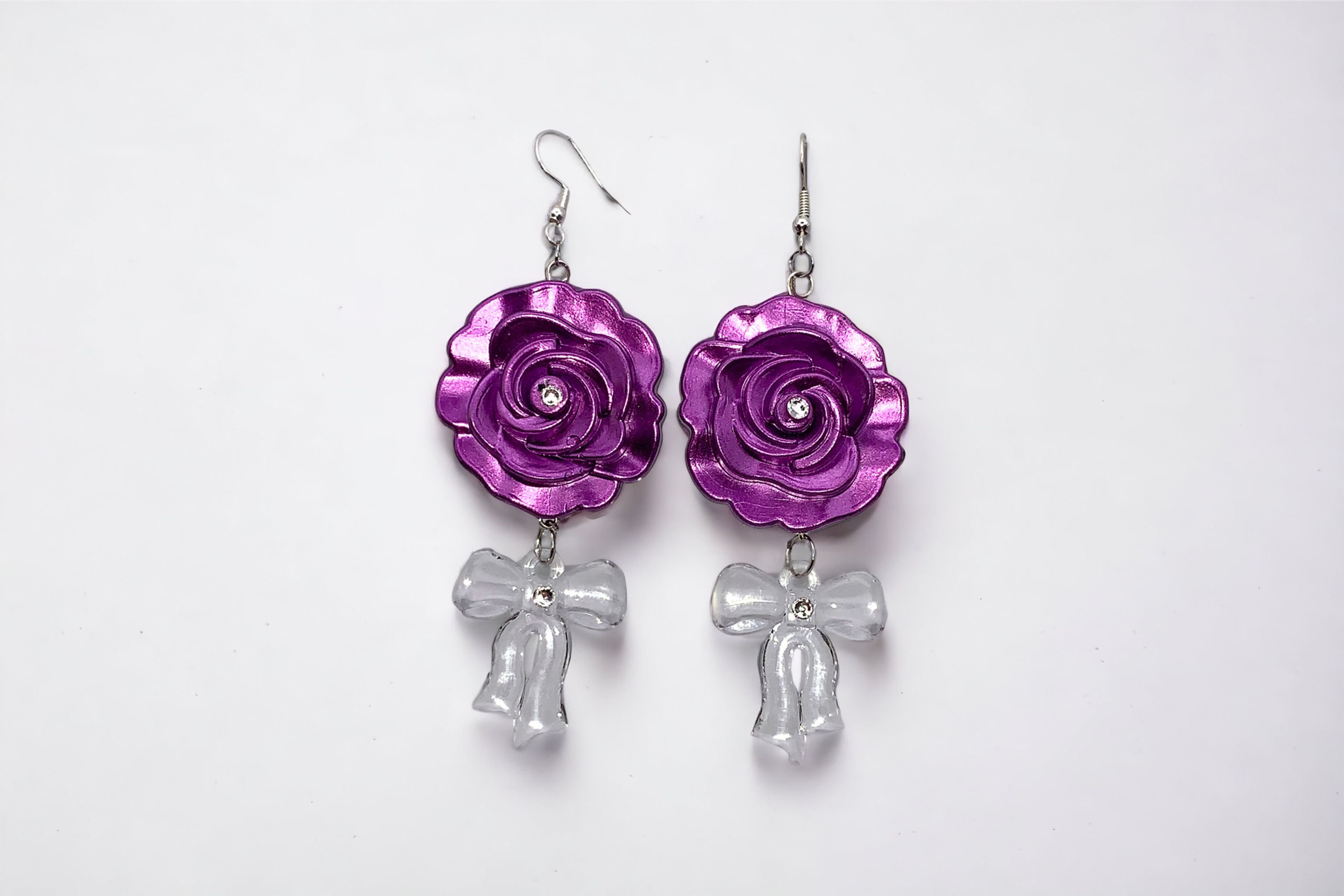 Roses and Bows Earrings