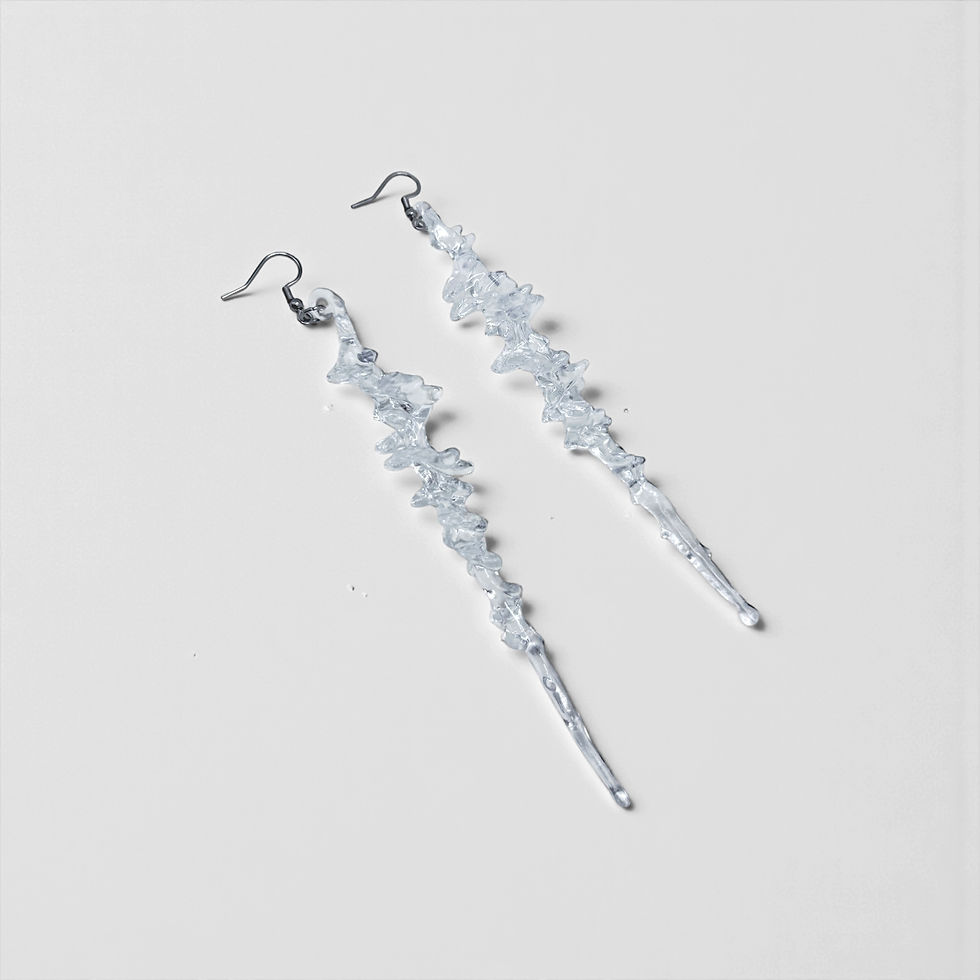 Miniatyrbild: Frostfall Icicle Earrings