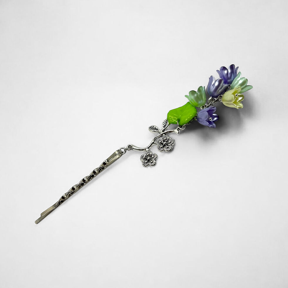 Miniature : Bohemian Bloom Hairpin