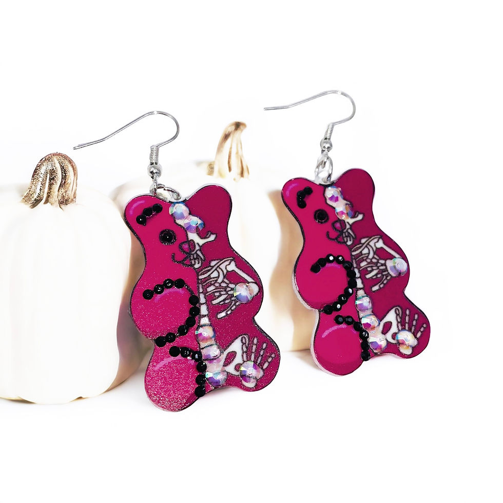 Frankenbear Earrings