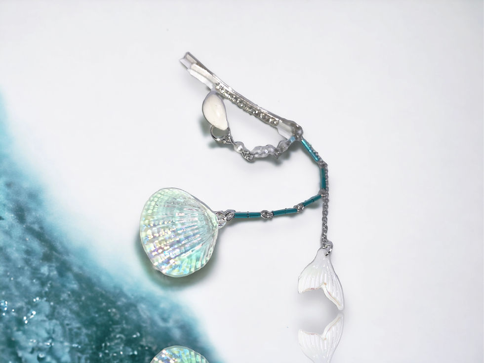 Miniatura: Mermaid Goddess Hair Slide