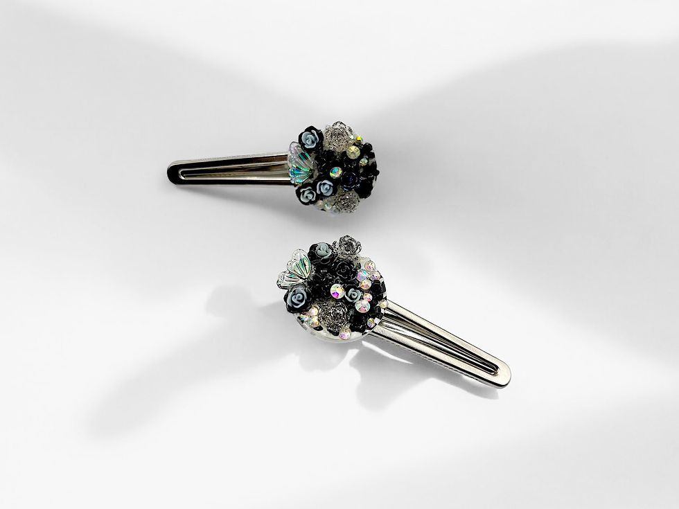 Miniatyrbild: Iridescent Bloom Hair Clips