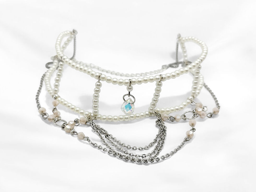 Miniaturbild: Pearl Cage Choker