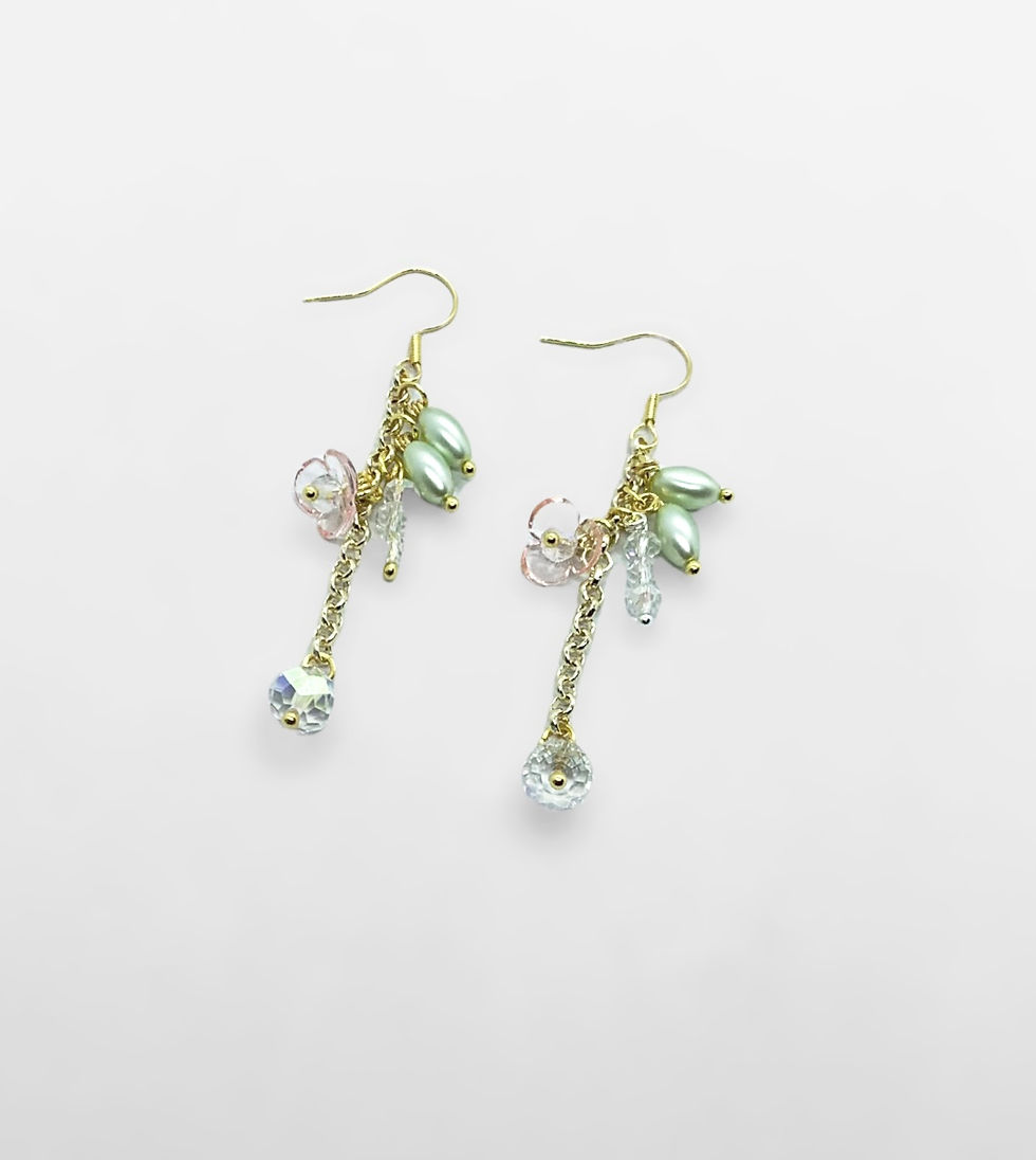 Thumbnail: Lorelei Earrings - Gold Plated 
