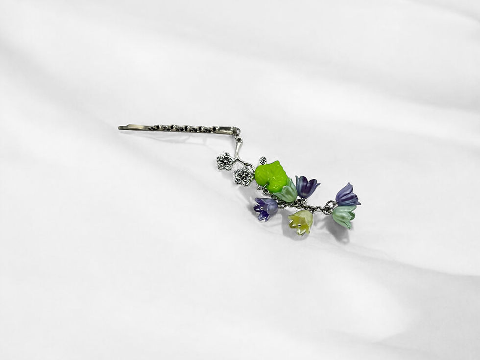 Miniature : Bohemian Bloom Hairpin