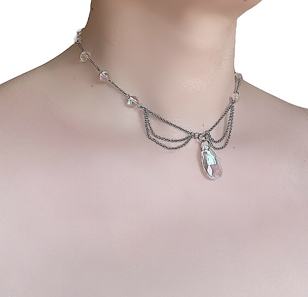 Miniature : The Crystalline Cascade Necklace 