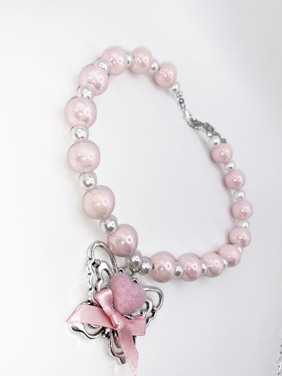 Miniature : Pink Butterfly Necklace