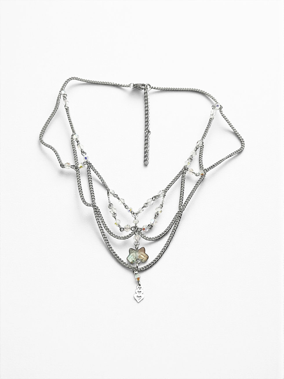 Miniatyrbild: Moonlit Bow Cascade Necklace