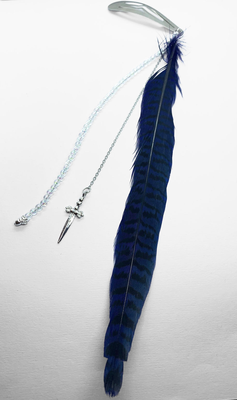 Miniature : Chained Feather Hair Clip