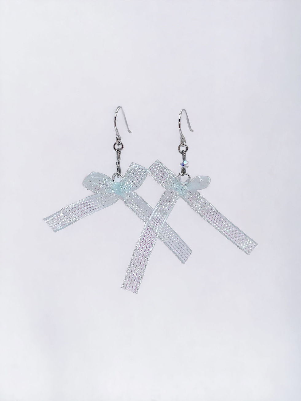 Miniature : Blue Bow Earrings