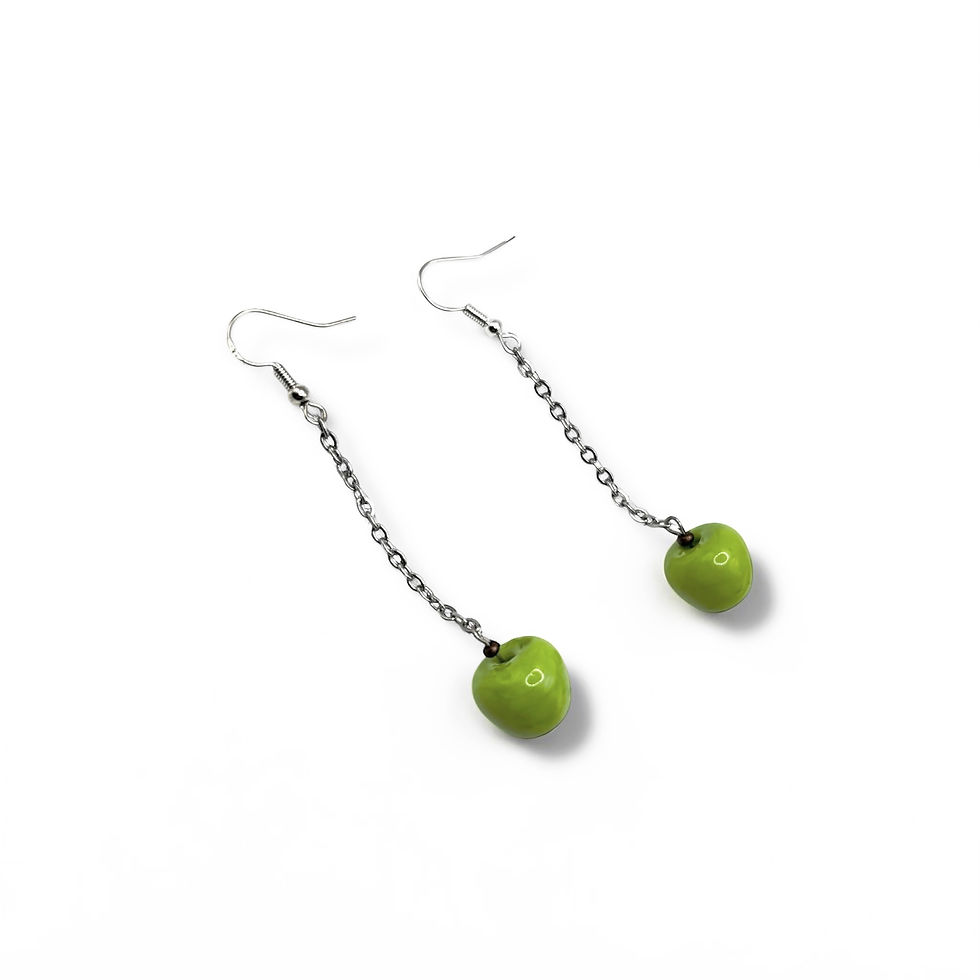 Miniaturbild: Poison Pop Apple Drop Earrings 