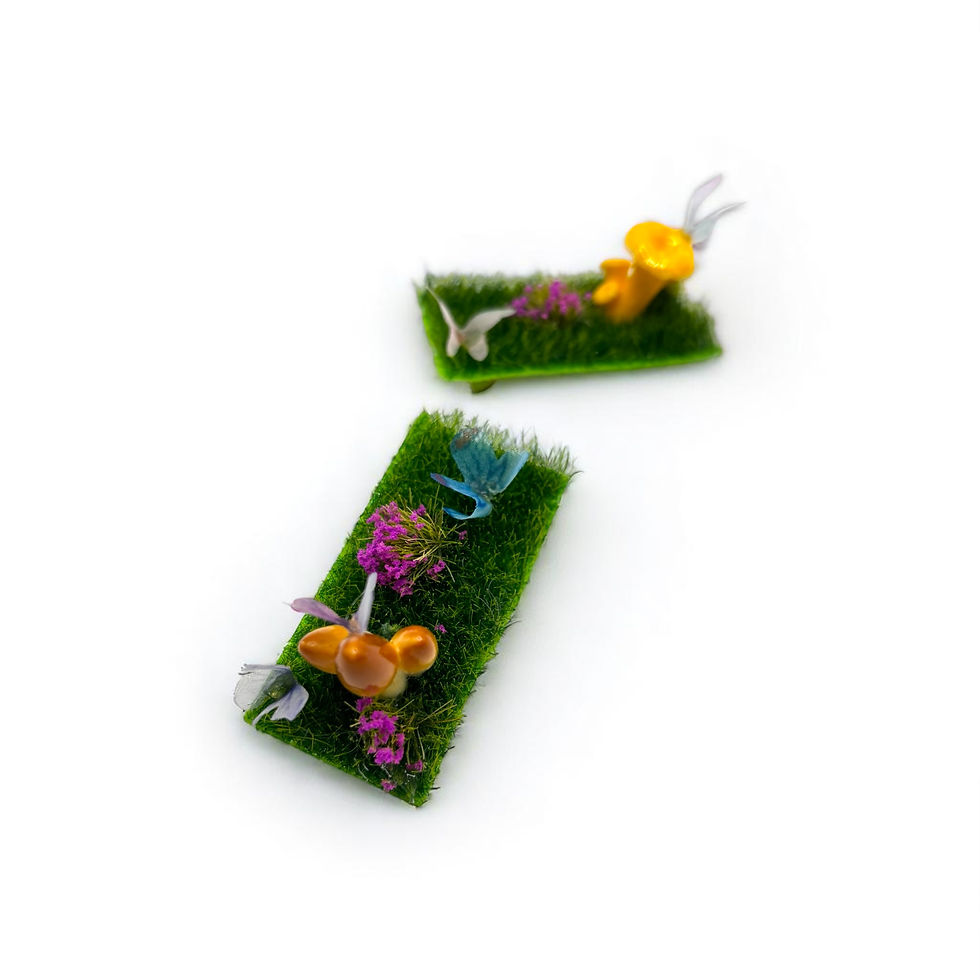 Miniature : Enchanting Woodland Hair Clips