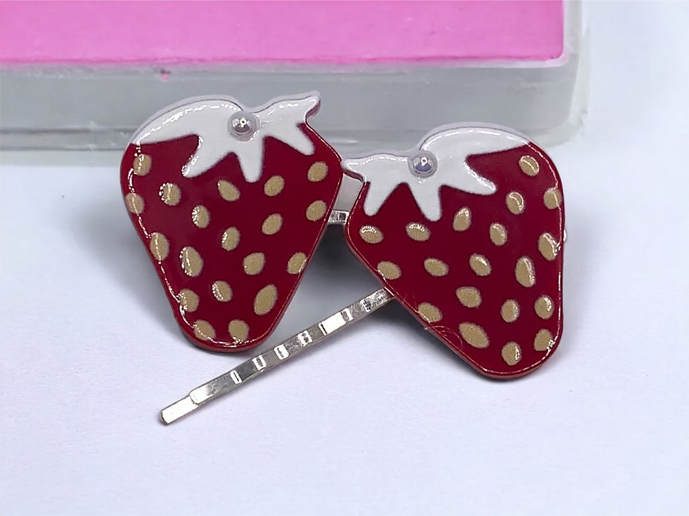 Miniatyrbild: Strawberry Hair Slides 